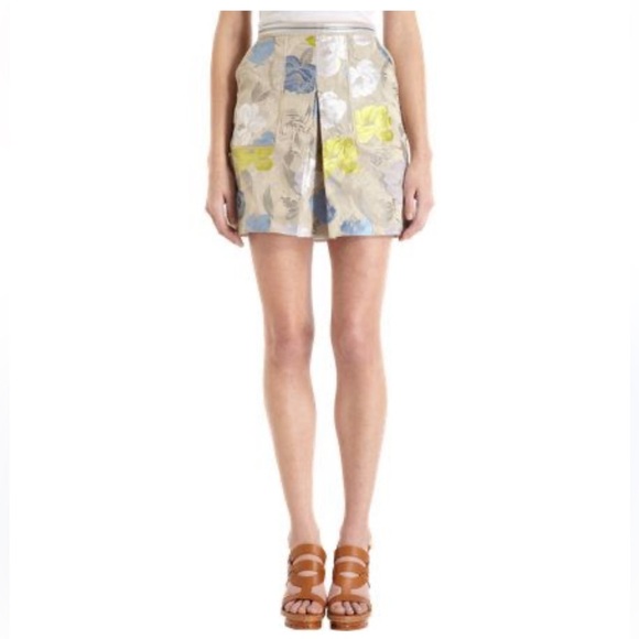 Jonathan Simkhai brocade mink skirt - Picture 1 of 9